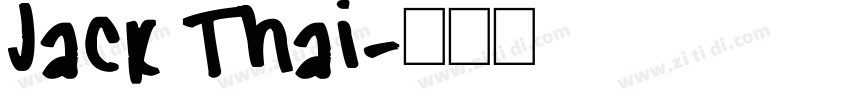 Jack Thai字体转换
